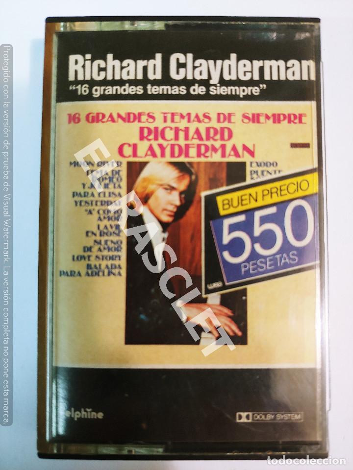 Casetes antiguos: CINTA CASSETTE DE : RICHARD CLAYDERMAN - Foto 1
