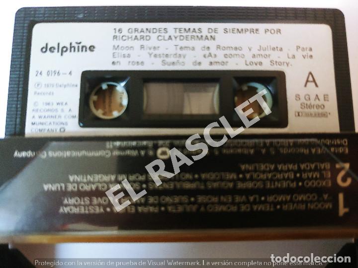 Casetes antiguos: CINTA CASSETTE DE : RICHARD CLAYDERMAN - Foto 2