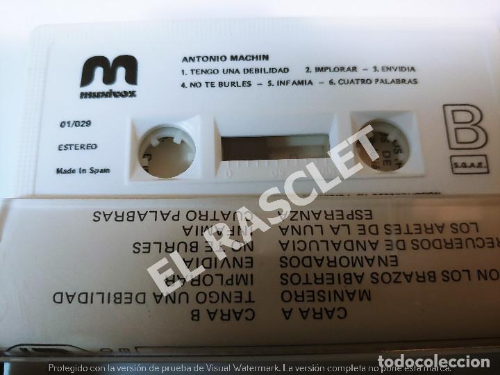 Casetes antiguos: CINTA CASSETTE DE : CANTA ANTONIO MACHIN - Foto 2