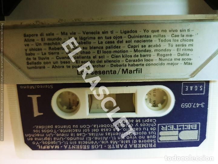 Casetes antiguos: CINTA CASSETTE DE :LOS SESENTA : MARFIL - Foto 2