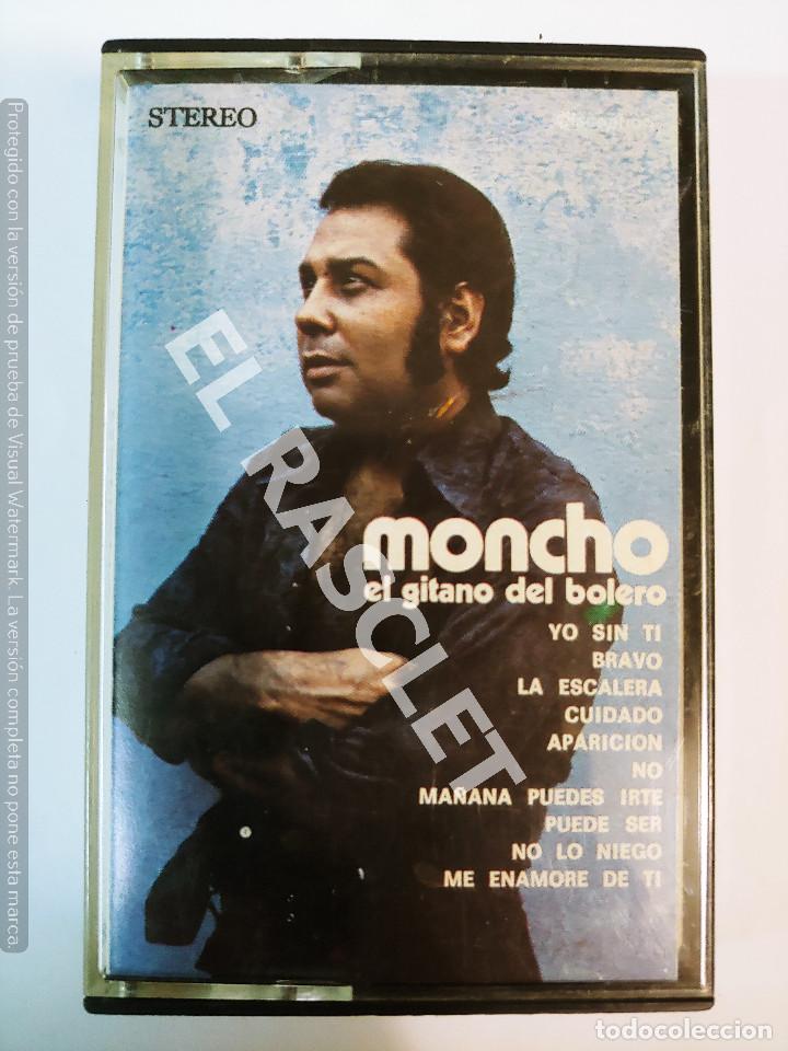 Casetes antiguos: CINTA CASSETTE DE : MONCHO EL GITANO DEL BOLERO - Foto 1