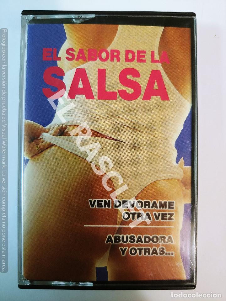 Casetes antiguos: CINTA CASSETTE DE : EL SABOR DE LA SALSA - Foto 1