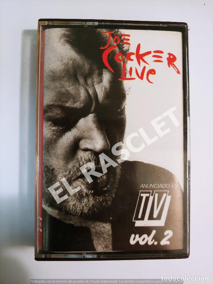Casetes antiguos: CINTA CASSETTE DE :JOE COCKER - LIVE - Foto 1