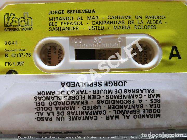 Casetes antiguos: CINTA CASSETTE DE :JORGE SEPULVEDA - Foto 2