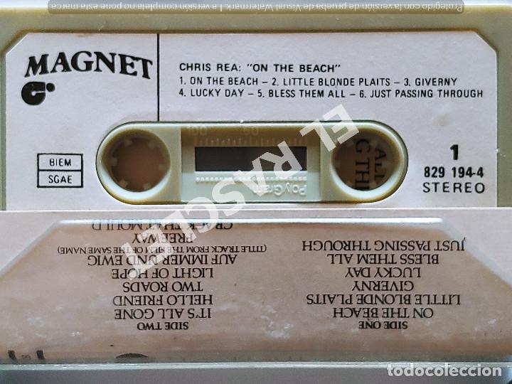 Casetes antiguos: CINTA CASSETTE DE :CHRIS REA . ON THE BEACH - Foto 2