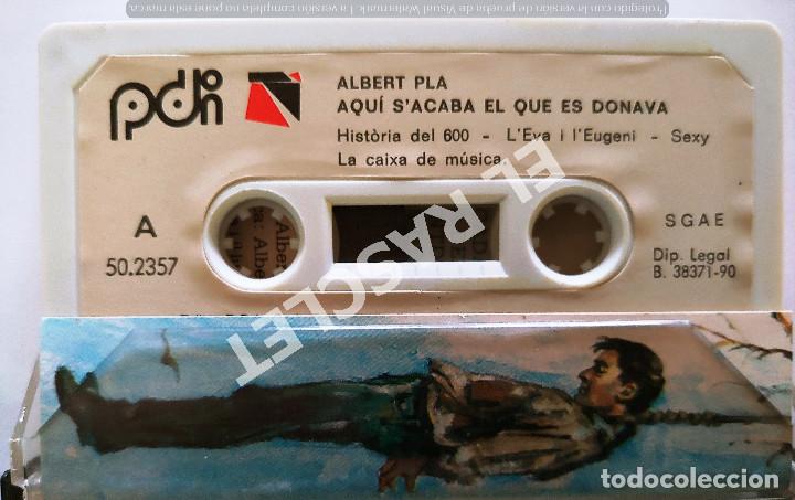 Casetes antiguos: CINTA CASSETTE DE : ALBERT PLA - Foto 2