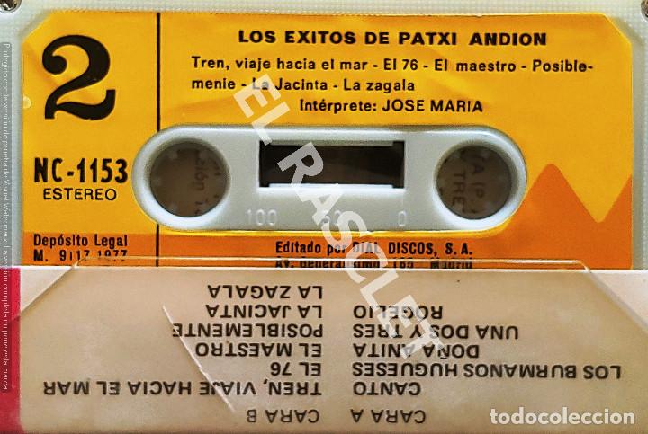 Casetes antiguos: CINTA CASSETTE DE : LOS EXITOS DE PATXI ANDION - Foto 2