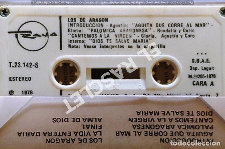 Casetes antiguos: CINTA CASSETTE DE : LOS DE ARAGON - ALMA DE DIOS - Foto 2