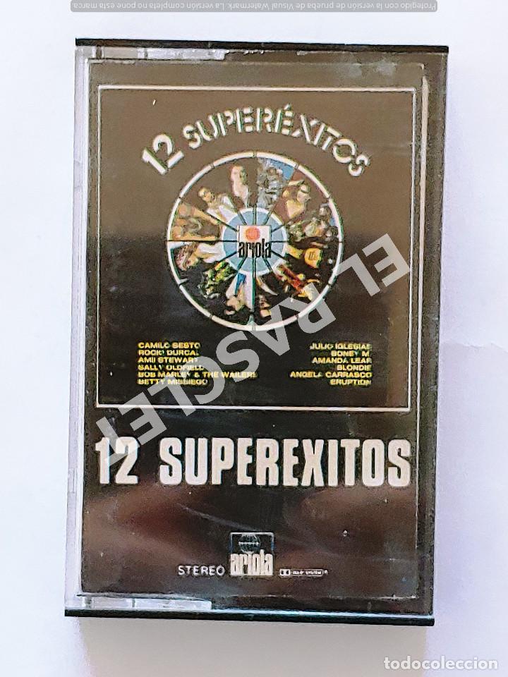Casetes antiguos: CINTA DE CASSETTE - 12 SUPEREXITOS - - Foto 1