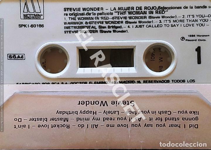 Casetes antiguos: CINTA DE CASSETTE - STEVIE WONDER - - Foto 2