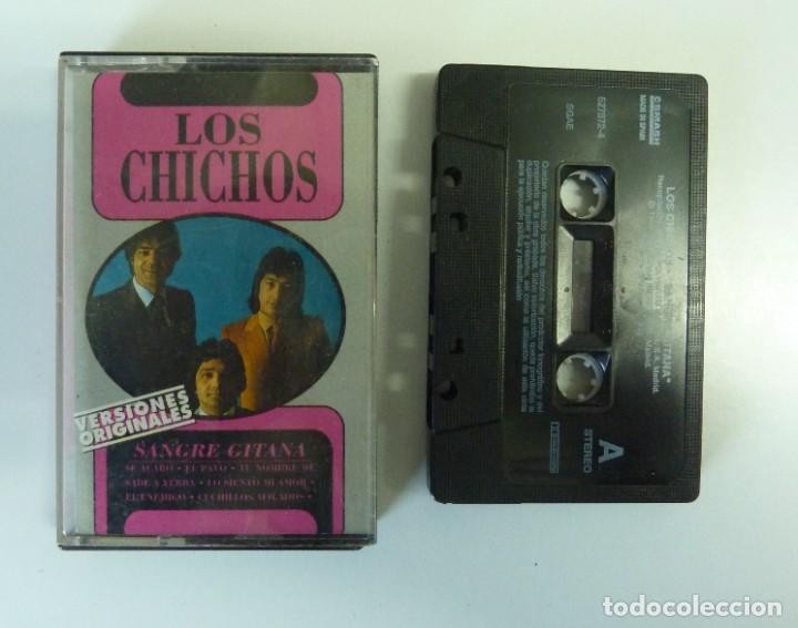 Casetes antiguos: LOS CHICHOS // SANGRE GITANA // 1995 // CASETE - Foto 1
