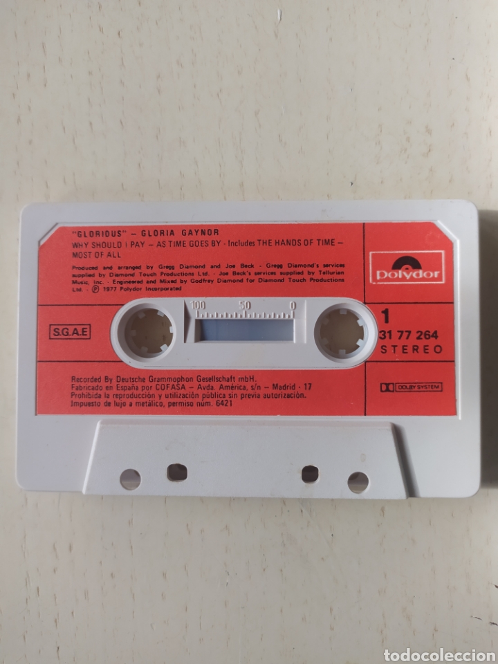 Casetes antiguos: Cassette Gloria Gaynor - Foto 2