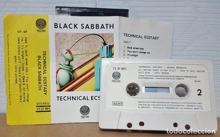 Casetes antiguos: BLACK SABBATH-TECHNICAL ECSTASY-Vertigo/Polidor(1976) - Foto 4