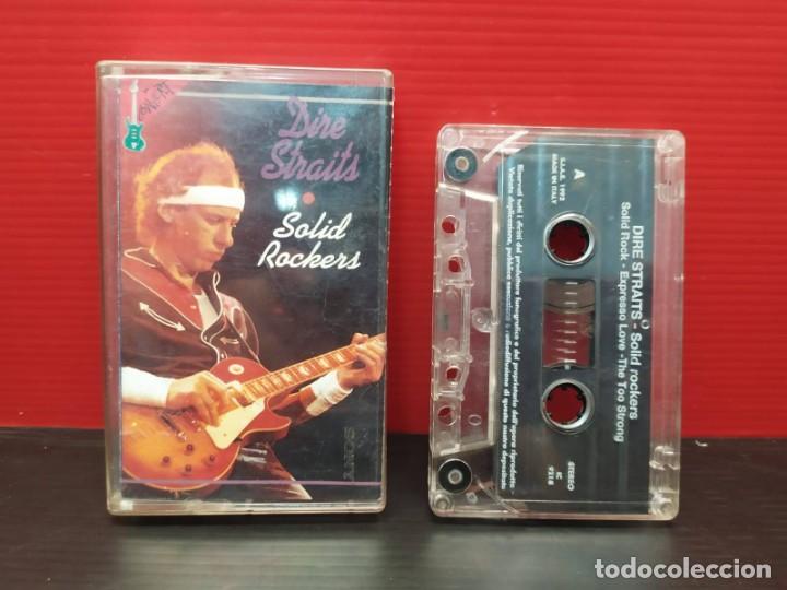 Casetes antiguos: cassette cinta dire straits solid rockers - Foto 1