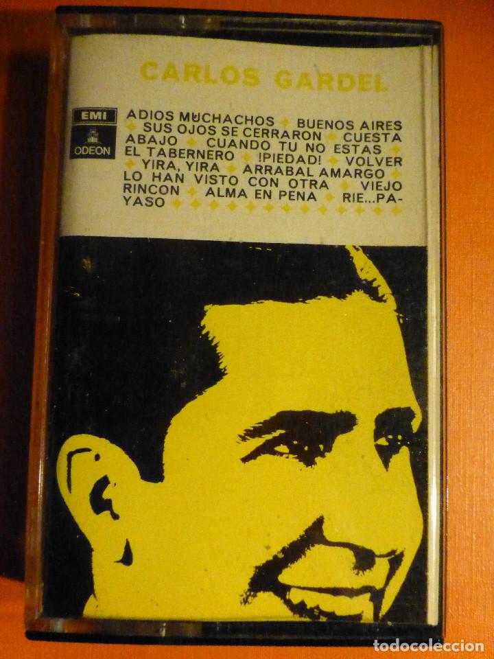 Casetes antiguos: Cassette - Carlos Gardel - Emi - 1969 - Foto 1