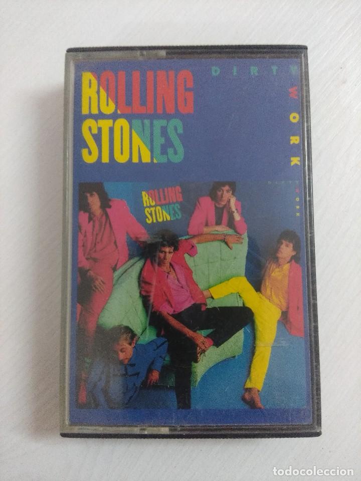 Casetes antiguos: ROLLING STONES/DIRTY WORK/CASETE. - Foto 1