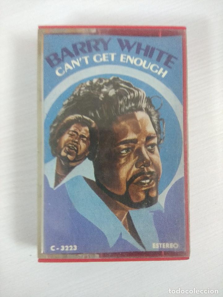 Casetes antiguos: BARRY WHITE/CANT GET ENOUGH/CASETE. - Foto 1