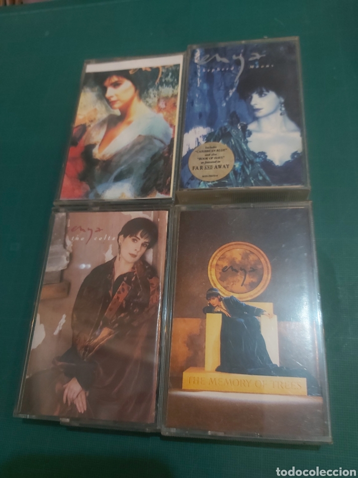 Casetes antiguos: CASSETTES ENYA SHEPHERD MOONS DISCOS COLISEVM - Foto 1