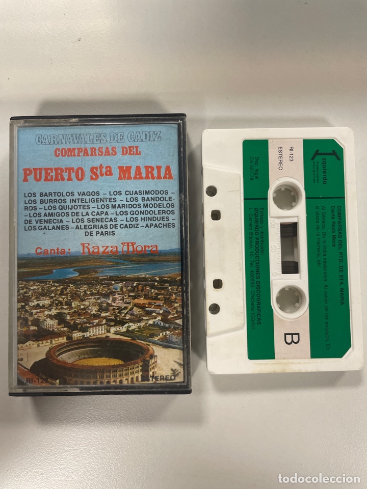 Casetes antiguos: Carnaval C&aacute;diz 1978 casete antolog&iacute;a del Puerto Santa Mar&iacute;a por Raza Mora