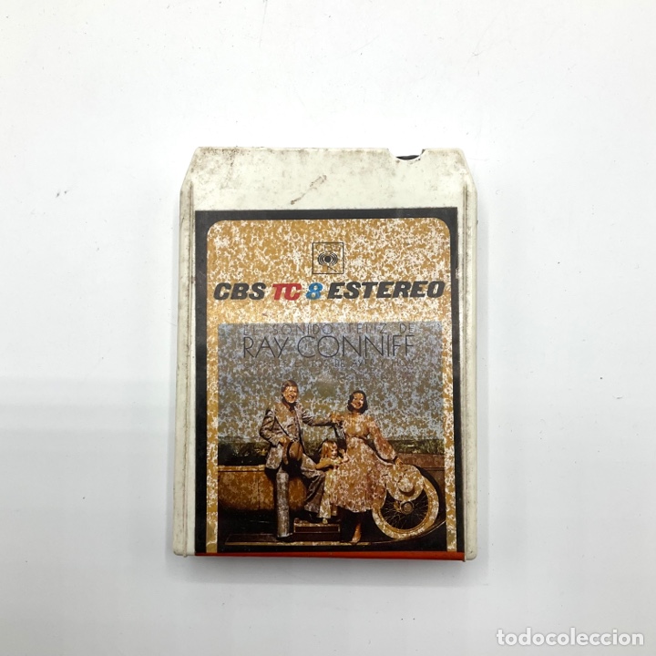 Casetes antiguos: El sonido feliz de RAY CONNIFF Grandes &eacute;xitos de ayer y hoy-Antiguo cassette cinta cartucho 8 pistas
