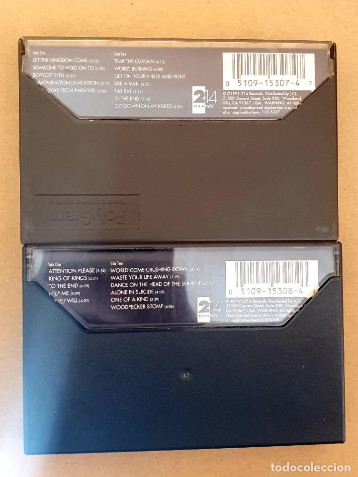 Casetes antiguos: ULTIMATE ROCK Y METAL (Doble cassette) - Foto 2