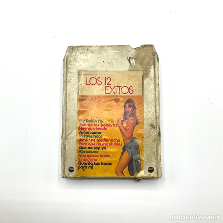 Casetes antiguos: Los 12 &eacute;xitos - Antiguo cassette cinta cartucho 8 pistas