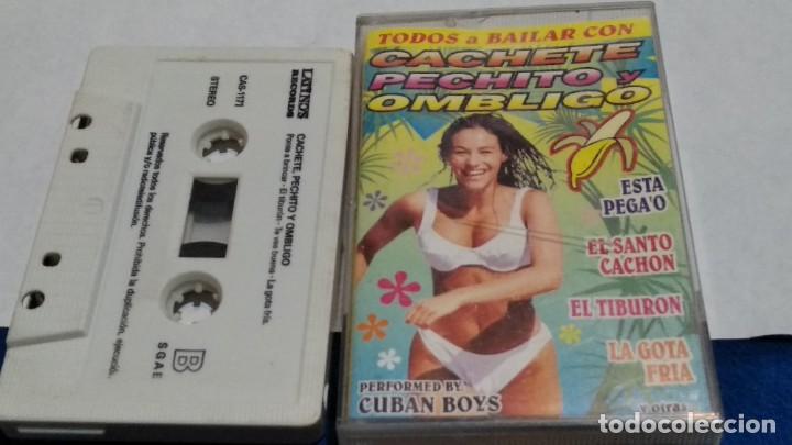 Casetes antiguos: CASETE CINTA CASSETTE ( TODOS A BAILAR CACHETE PECHITO Y OMBLIGO - CUBAN BOYS) 1996 LATINOS
