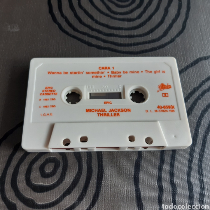 Casetes antiguos: Michael Jackson. Thriller. CBS. 1982 - Foto 3