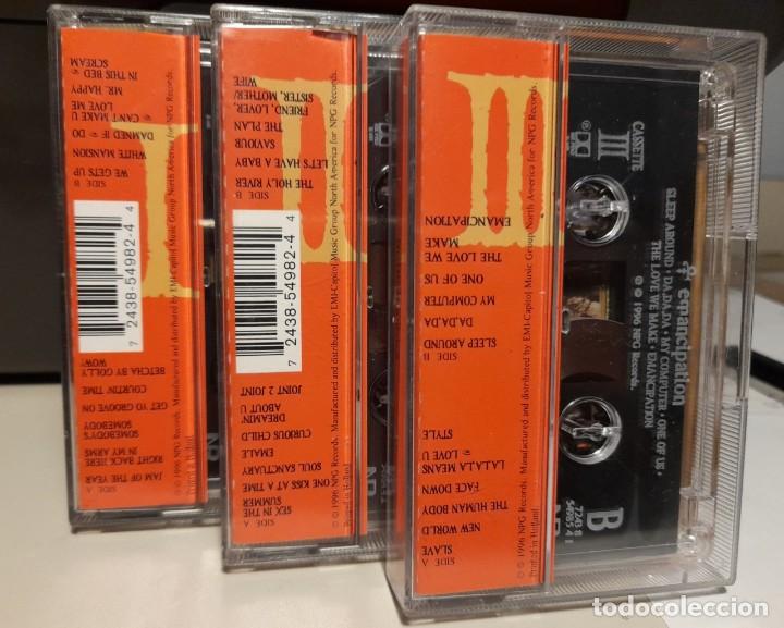 Casetes antiguos: LOTE DE 3 CASETES : PRINCE : EMANCIPATION - Foto 2