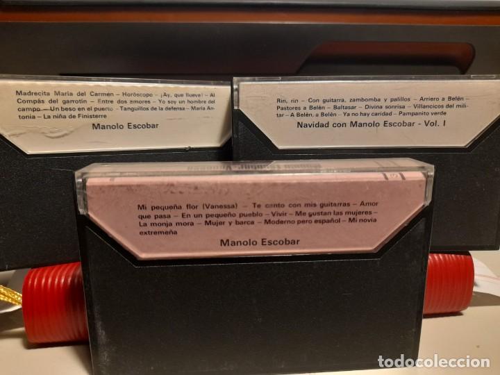 Casetes antiguos: LOTE DE 3 CASETES DE MANOLO ESCOBAR - Foto 2