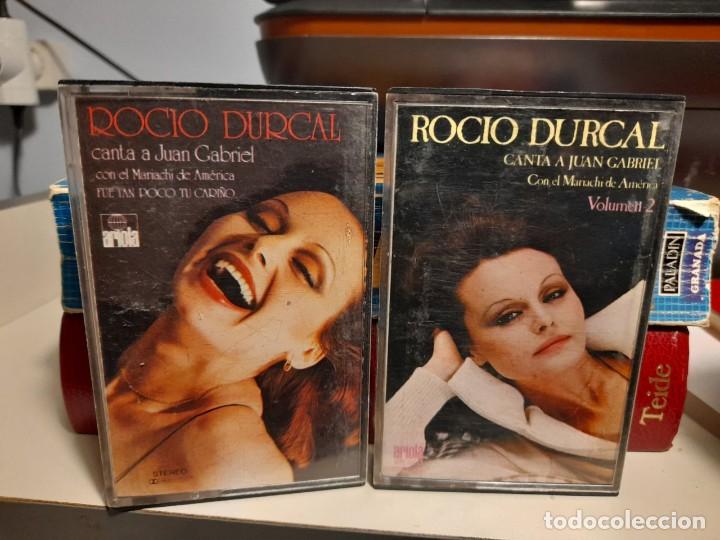 Casetes antiguos: LOTE DE 2 CASETES DE ROCIO DURCAL