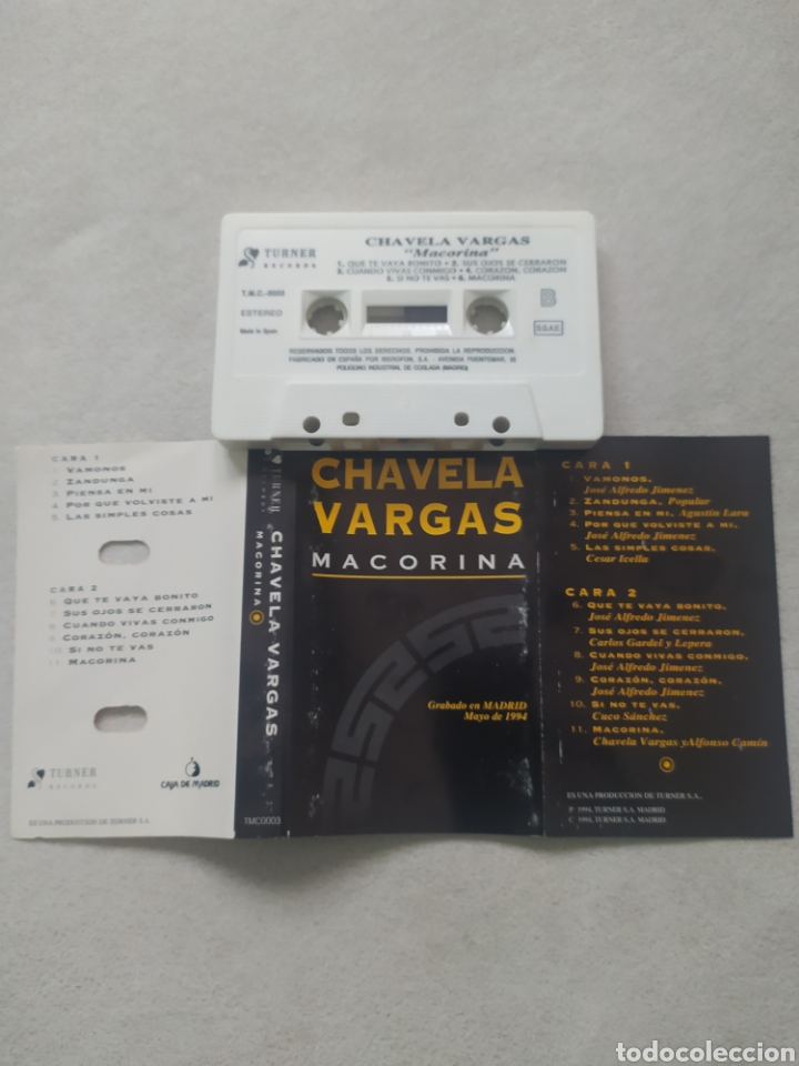 Casetes antiguos: Cassette Chavela Vargas - Foto 1