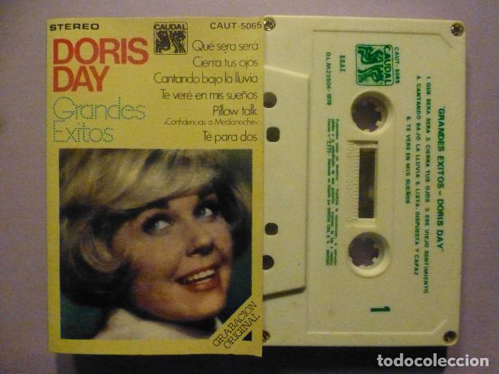 Casetes antiguos: Cassette - Doris Day - Grandes &Eacute;xitos - Caudal 1978 - Foto 1