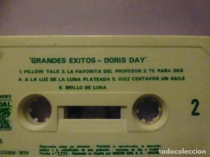 Casetes antiguos: Cassette - Doris Day - Grandes &Eacute;xitos - Caudal 1978 - Foto 3