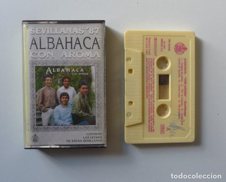 Casetes antiguos: ALBAHACA // CON AROMAS // 1987 // CASETE - Foto 1
