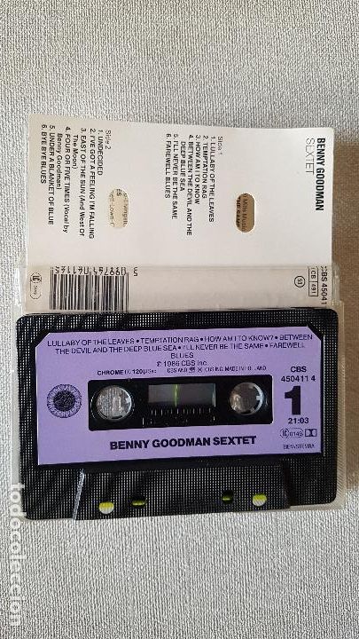 Casetes antiguos: Cinta Benny Goodman Sextet - Foto 5