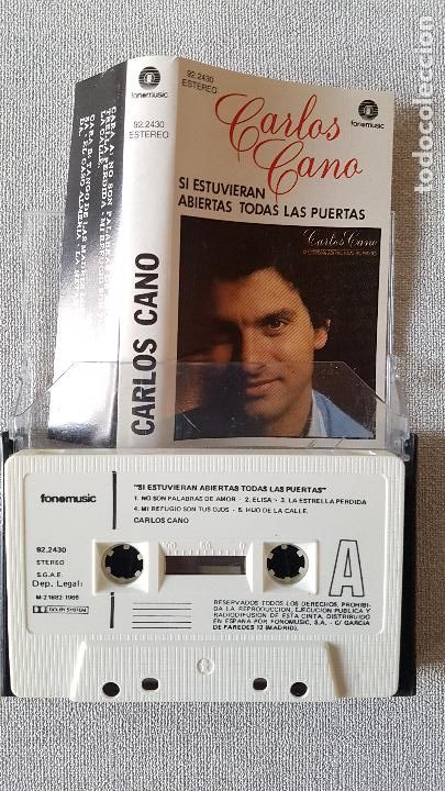 Casetes antiguos: 2 cintas de Carlos Cano, una de ellas sin abrir - Foto 4