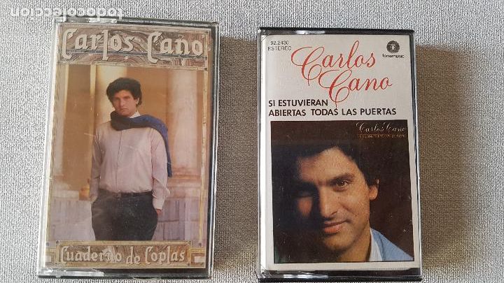 Casetes antiguos: 2 cintas de Carlos Cano, una de ellas sin abrir - Foto 1