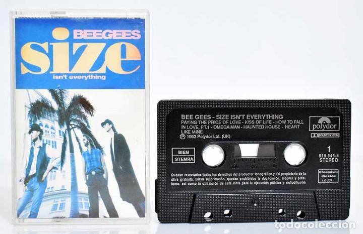 Casetes antiguos: Bee Gees - Size Isnt Everything. Casete Spain - Foto 1