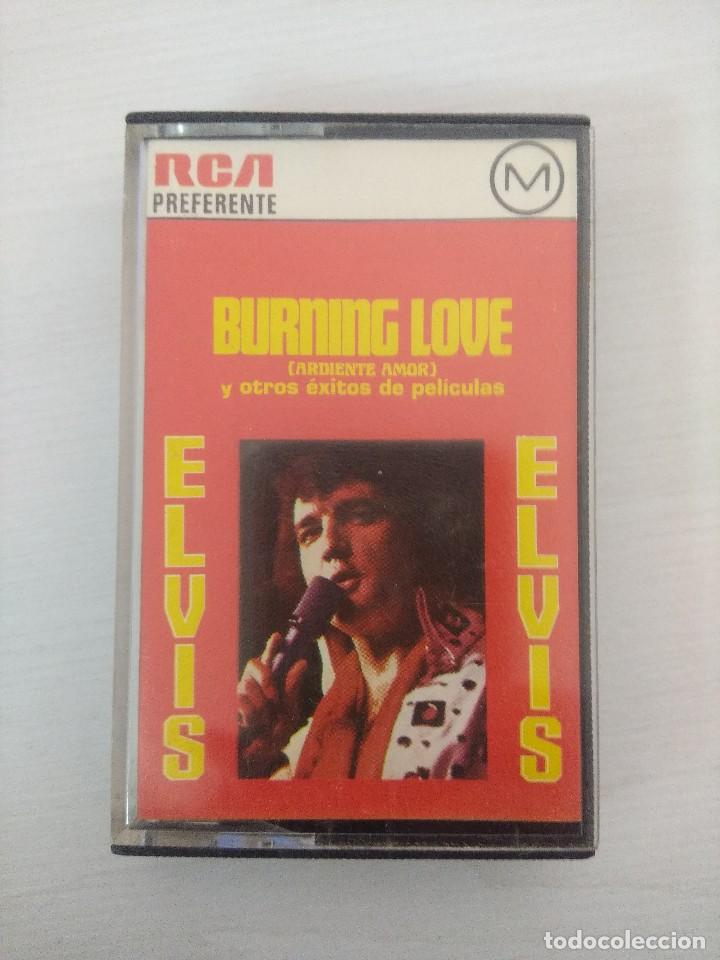 Casetes antiguos: ELVIS/BURNING LOVE/CASETE. - Foto 1