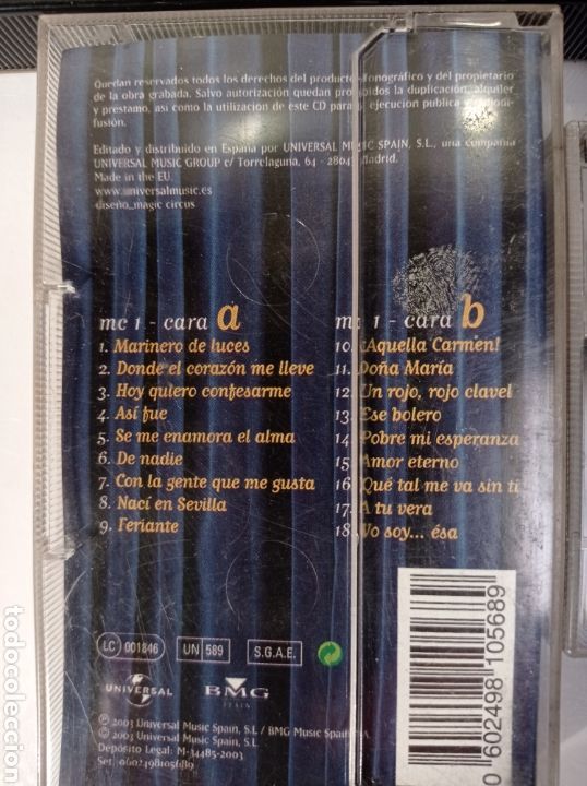 Casetes antiguos: 4 CASSETTES ISABEL PANTOJA - Foto 3