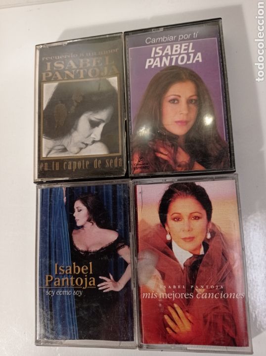 Casetes antiguos: 4 CASSETTES ISABEL PANTOJA - Foto 1