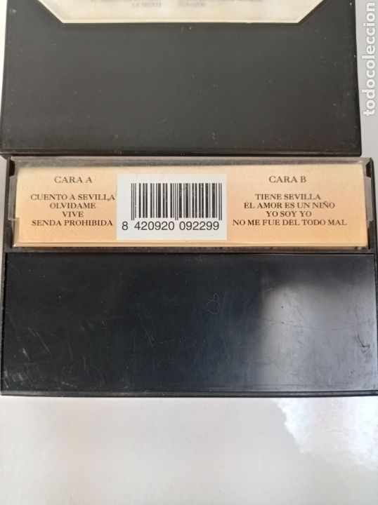 Casetes antiguos: LOTE 3 CASSETTE MAR&Iacute;A DEL MONTE - Foto 3