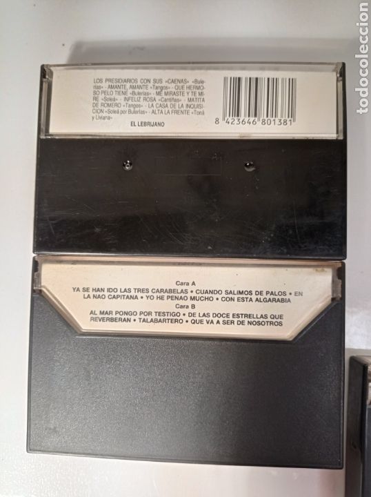 Casetes antiguos: LOTE 4 CASETES EL LEBRIJANO - Foto 2