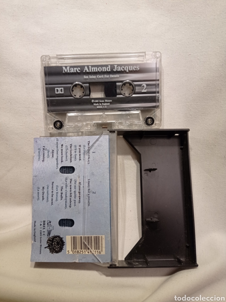 Casetes antiguos: CASSETTE MARC ALMOND JACQUES - Foto 2