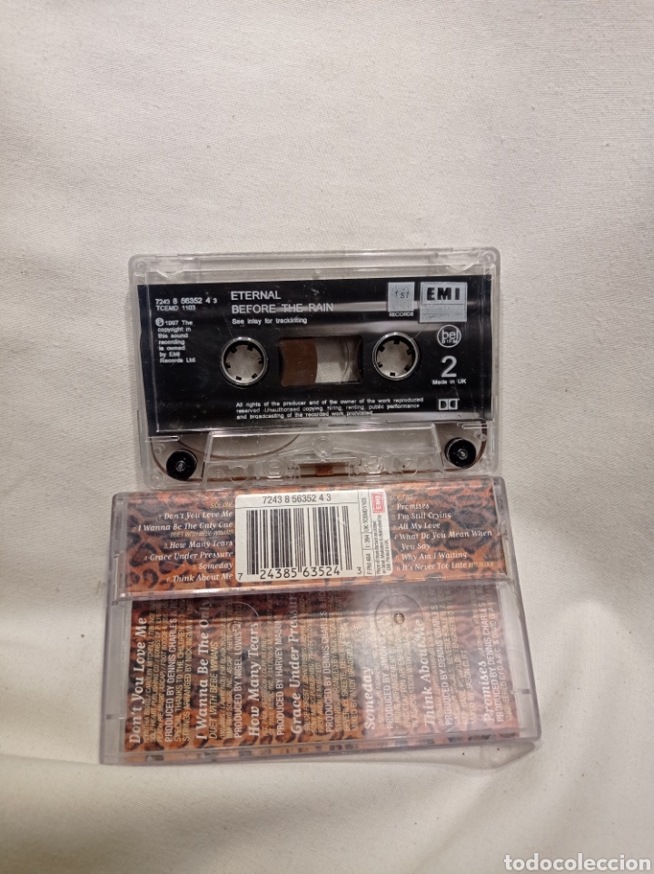 Casetes antiguos: CASSETTE ETERNAL BEFORE THE RAIN - Foto 2