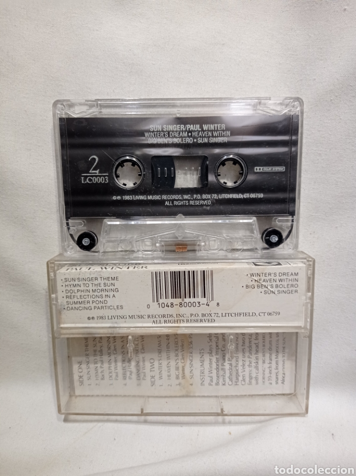 Casetes antiguos: CASSETTE PAUL WINTER SUN SINGER - Foto 2