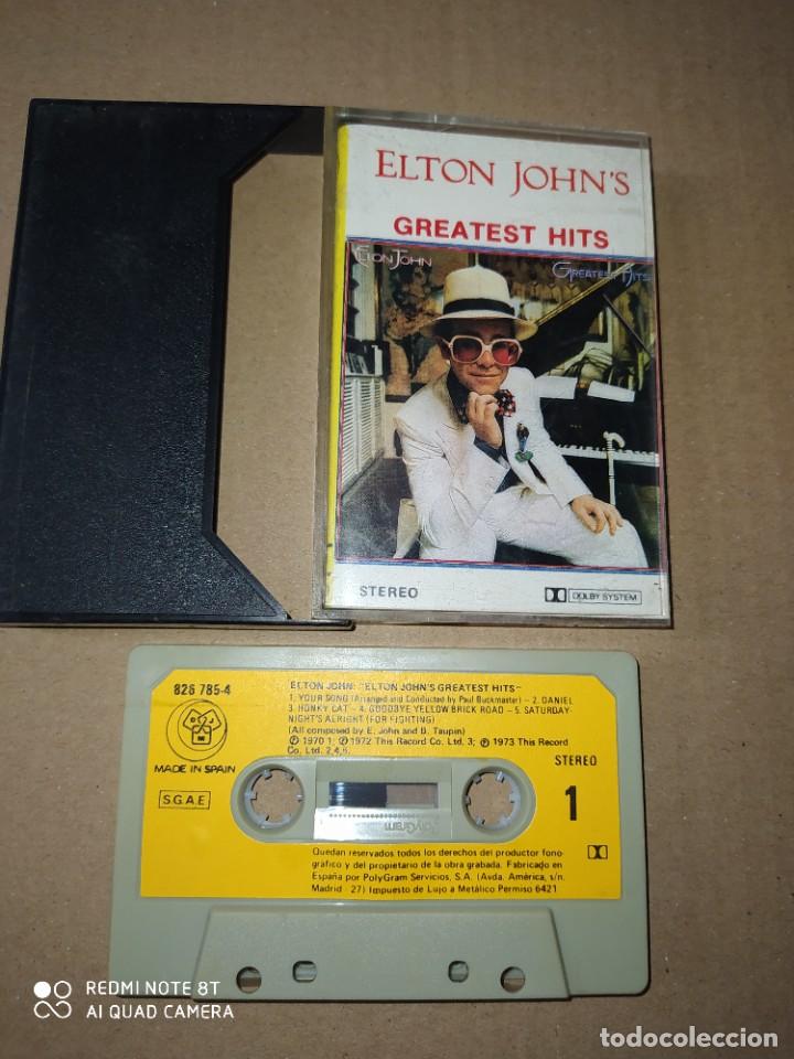 Casetes antiguos: elton johns greatest hits - Foto 1