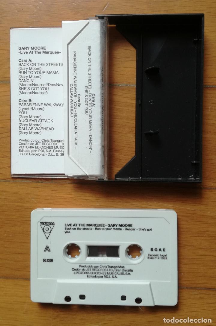 Casetes antiguos: Cinta cassette Gary Moore: Live at the Marquee - Foto 2