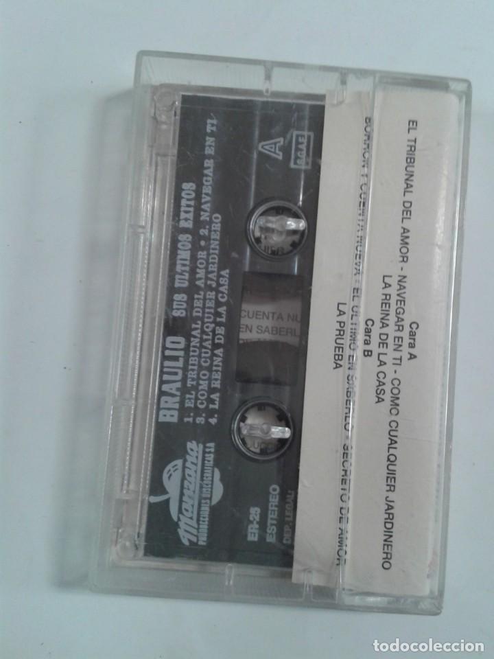 Casetes antiguos: BRAULIO. SUS ULTIMOS EXITOS. Casete - Foto 2